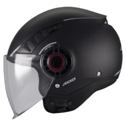 Kask otwarty AXXIS METRO S SOLID V2 A1 MATT BLACK czarny mat