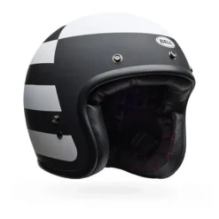 Kask otwarty BELL CUSTOM 500 ECE6 PARLOR MATTE BLACK WHITE czarny biały