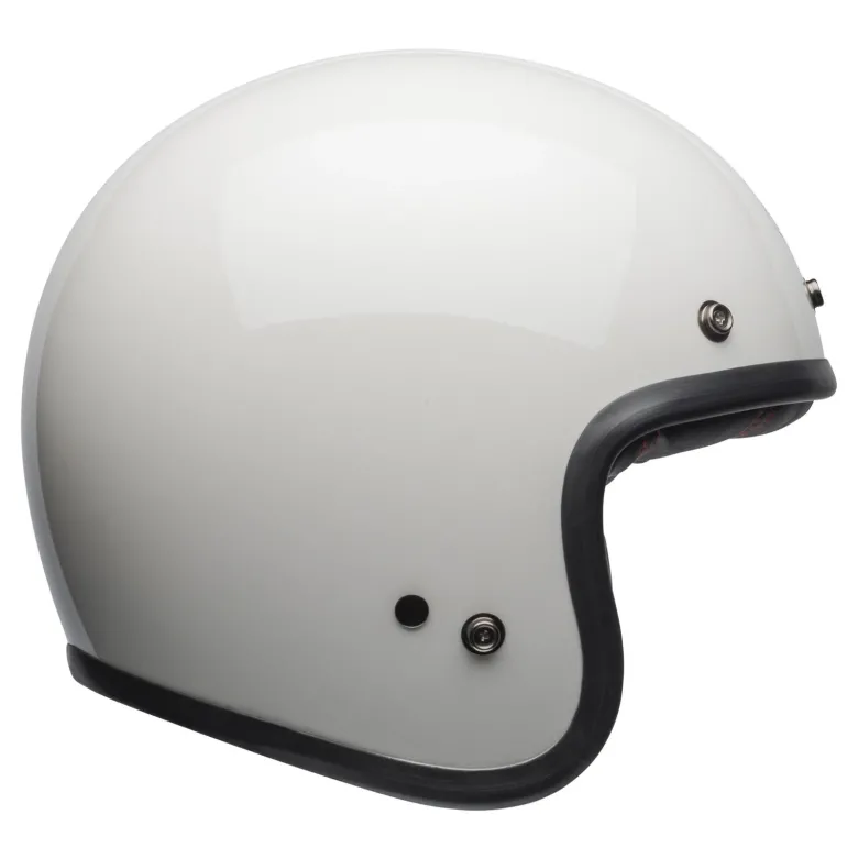 Kask otwarty BELL CUSTOM 500 ECE6 VINTAGE WHITE biały