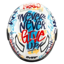Kask otwarty dziecięcy MT LITE KIDS CREW WHITE GLOSS biały