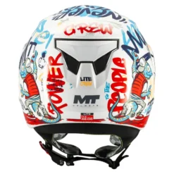 Kask otwarty dziecięcy MT LITE KIDS CREW WHITE GLOSS biały