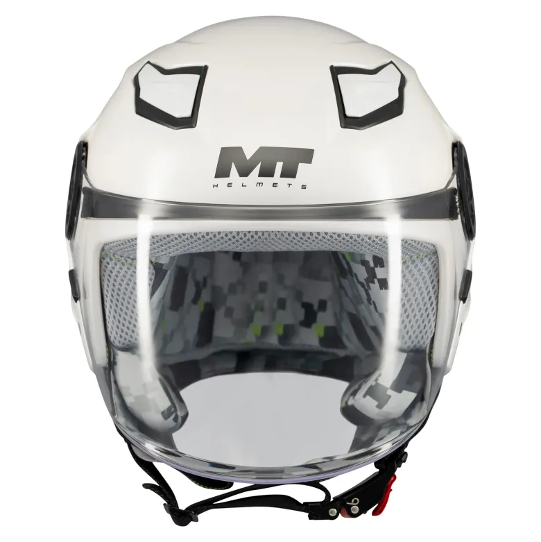 Kask otwarty dziecięcy MT LITE KIDS PURE WHITE GLOSS biały