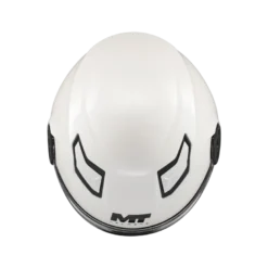 Kask otwarty dziecięcy MT LITE KIDS PURE WHITE GLOSS biały