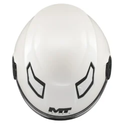 Kask otwarty dziecięcy MT LITE KIDS PURE WHITE GLOSS biały