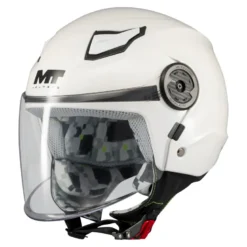 Kask otwarty dziecięcy MT LITE KIDS PURE WHITE GLOSS biały