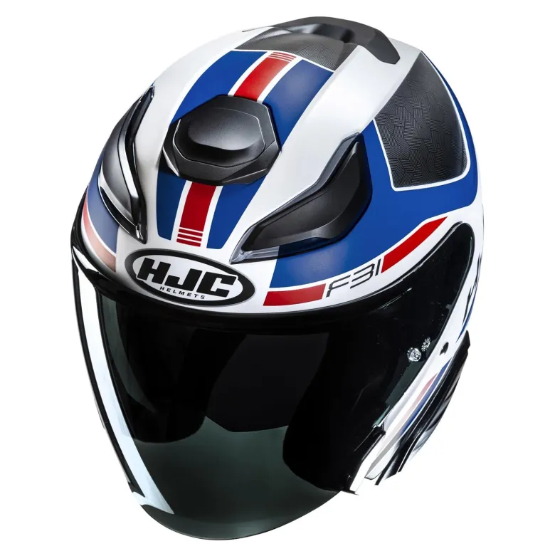 Kask otwarty HJC F31 CERON BLACK/WHITE czarny biały