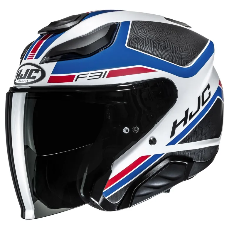 Kask otwarty HJC F31 CERON BLACK/WHITE czarny biały