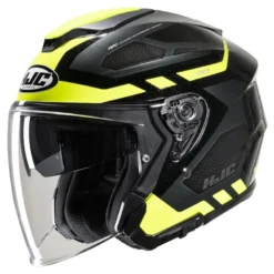 Kask otwarty HJC I30 ATON BLACK/YELLOW czarny żółty fluo