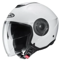 Kask otwarty HJC I40N SEMI FLAT PEARL WHITE biały mat