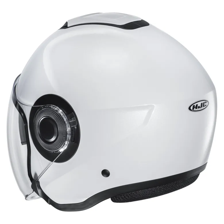 Kask otwarty HJC I40N SEMI FLAT PEARL WHITE biały mat