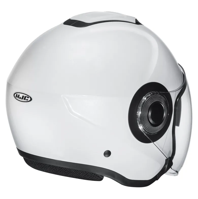 Kask otwarty HJC I40N SEMI FLAT PEARL WHITE biały mat