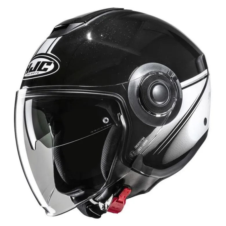 Kask otwarty HJC I40N VISION BLACK/WHITE czarny biały