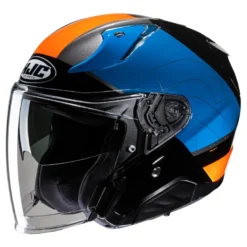 Kask otwarty HJC RPHA 31 CHELET BLUE/ORANGE niebieski pomarańczowy czarny