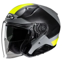 Kask otwarty HJC RPHA 31 CHELET SILVER/YELLOW srebrny szary żółty fluo