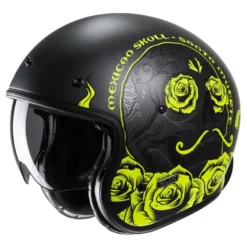 Kask otwarty HJC V31 DESTO BLACK/YELLOW czarny żółty fluo