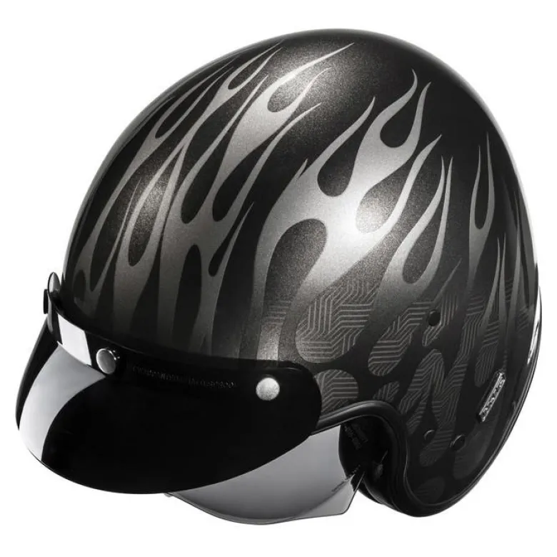 Kask otwarty HJC V31 FIRO BLACK czarny