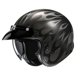 Kask otwarty HJC V31 FIRO BLACK czarny