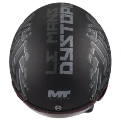 Kask otwarty MT LE MANS 2 SV DYSTOPIC BLACK/GREY czarny szary
