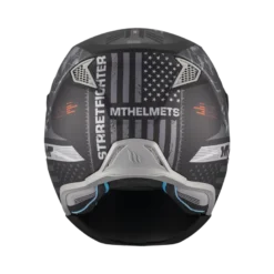 Kask otwarty MT STREETFIGHTER SV S BELIC GREY/BLACK czarny szary