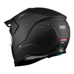 Kask otwarty MT STREETFIGHTER SV S PURE BLACK MATT czarny mat