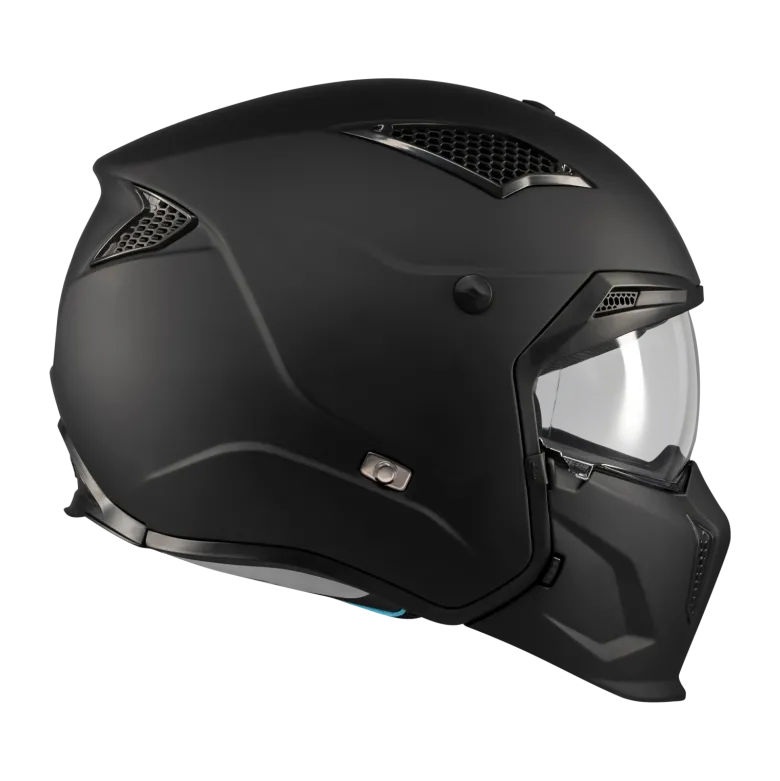 Kask otwarty MT STREETFIGHTER SV S PURE BLACK MATT czarny mat