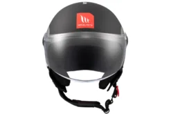 Kask otwarty MT STREET S INBOARD MATT BLACK/GREY czarny szary