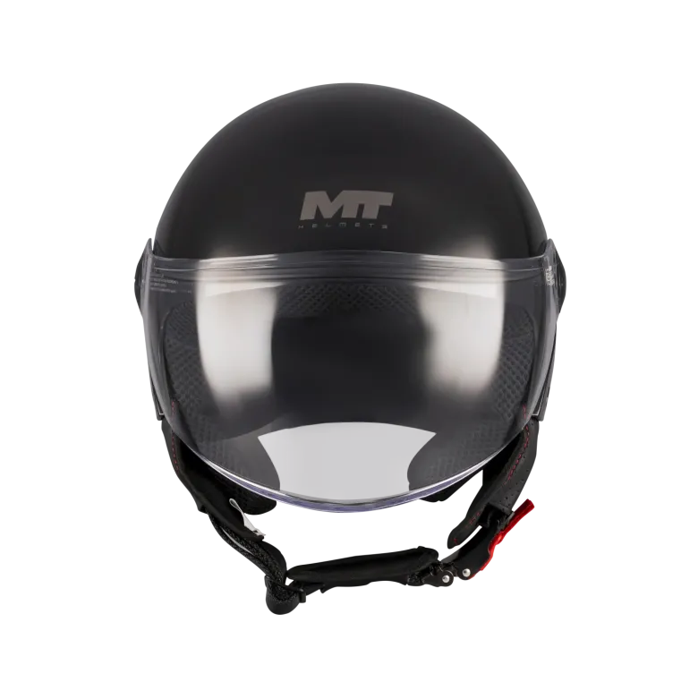 Kask otwarty MT STREET S PURE BLACK czarny