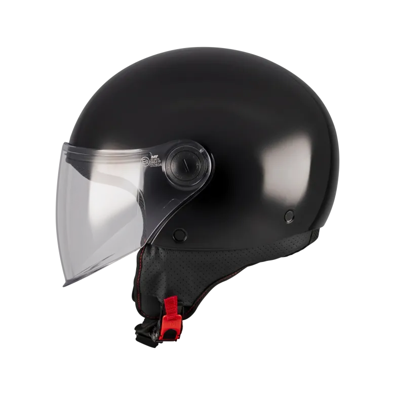 Kask otwarty MT STREET S PURE BLACK czarny