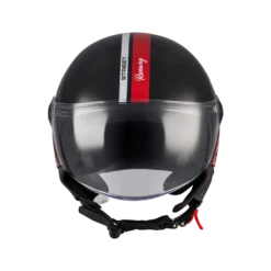 Kask otwarty MT STREET S RUNAWAY BLACK/RED czarny czerwony