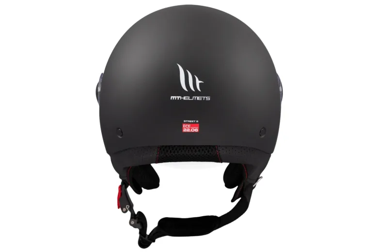 Kask otwarty MT STREET S SOLID MATT BLACK czarny mat
