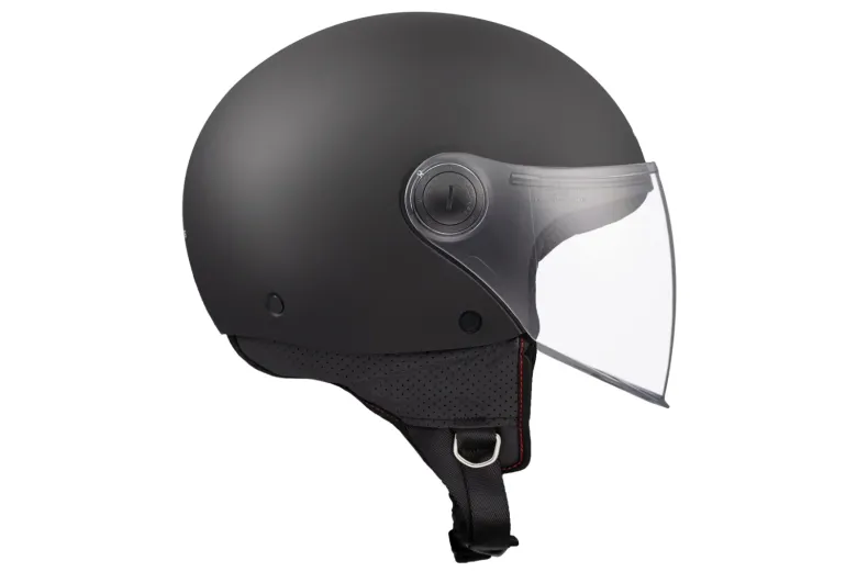 Kask otwarty MT STREET S SOLID MATT BLACK czarny mat