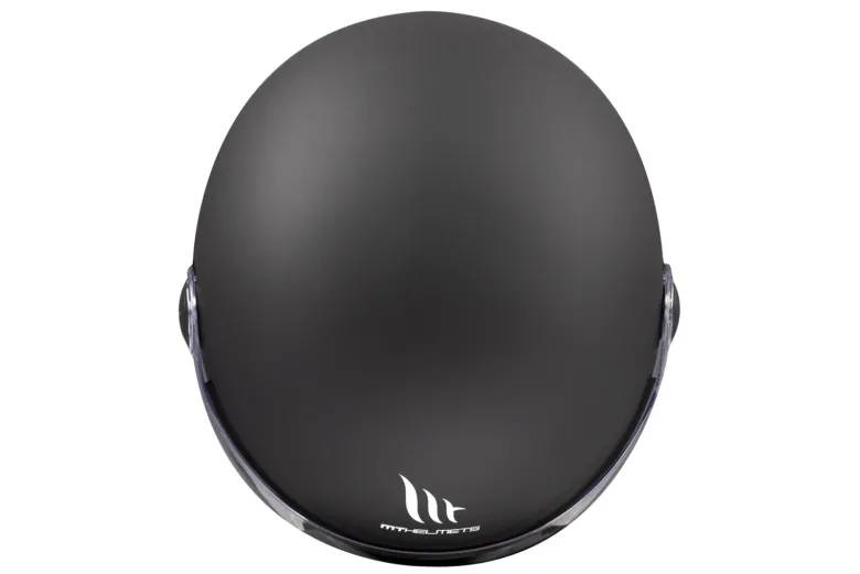Kask otwarty MT STREET S SOLID MATT BLACK czarny mat