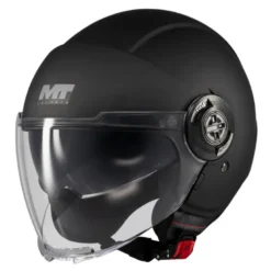 Kask otwarty MT VIALE SV S PURE BLACK MATT czarny mat