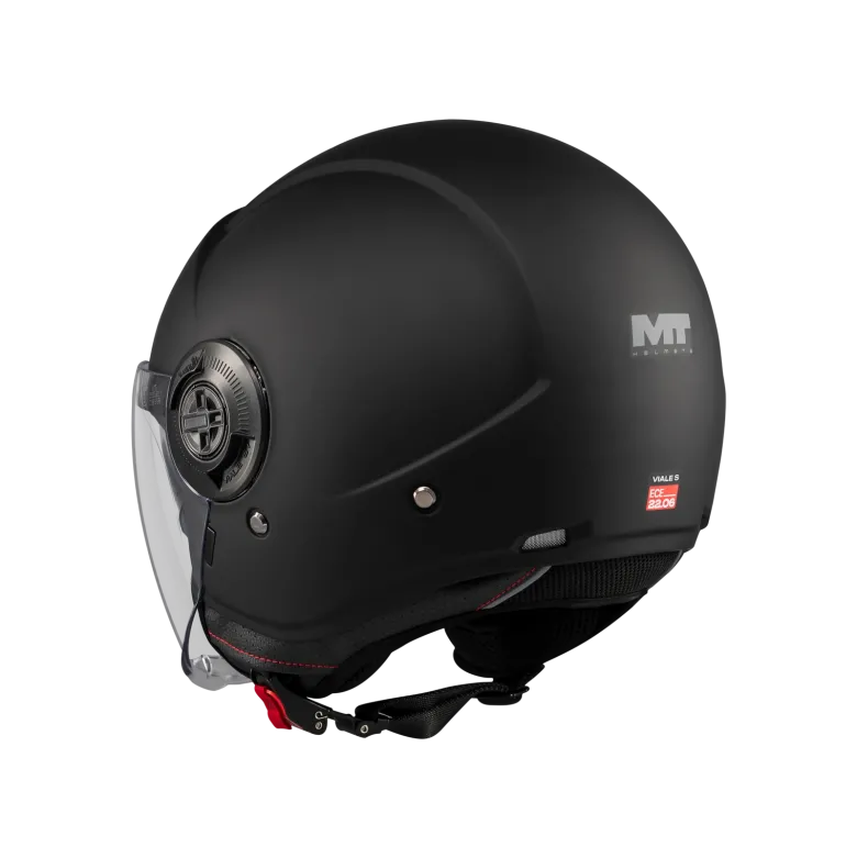 Kask otwarty MT VIALE SV S PURE BLACK MATT czarny mat