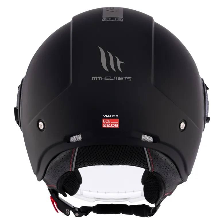 Kask otwarty MT VIALE SV S SOLID MATT BLACK czarny mat