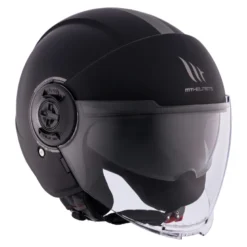 Kask otwarty MT VIALE SV S SOLID MATT BLACK czarny mat