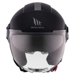 Kask otwarty MT VIALE SV S SOLID MATT BLACK czarny mat