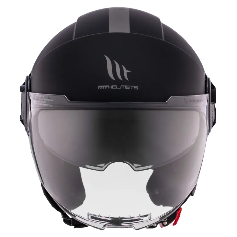 Kask otwarty MT VIALE SV S SOLID MATT BLACK czarny mat