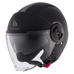 Kask otwarty MT VIALE SV S SOLID MATT BLACK czarny mat