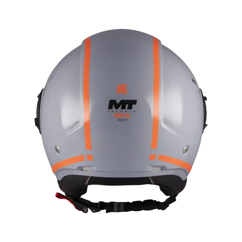 Kask otwarty MT VIALE SV S TASTY GREY/ORANGE szary pomarańczowy