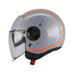 Kask otwarty MT VIALE SV S TASTY GREY/ORANGE szary pomarańczowy