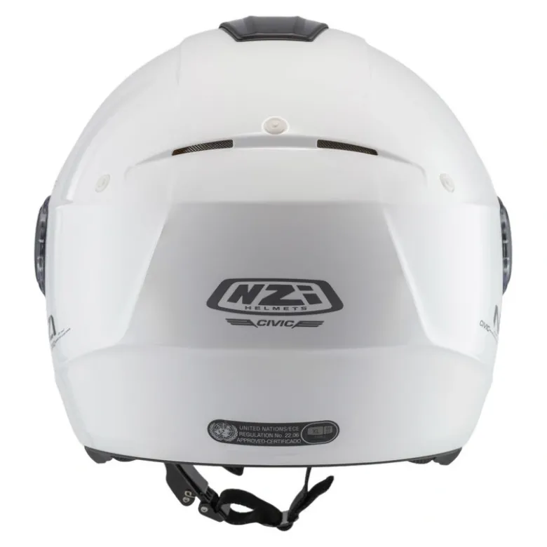 Kask otwarty NZI CIVIC SOLID WHITE biały