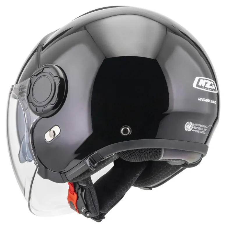 Kask otwarty NZI RINGWAY 2 DUO BLACK czarny