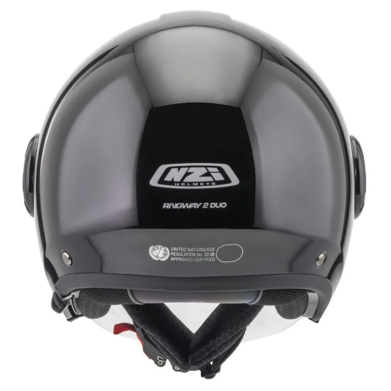 Kask otwarty NZI RINGWAY 2 DUO BLACK czarny