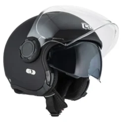 Kask otwarty NZI RINGWAY 2 DUO MATT BLACK czarny mat