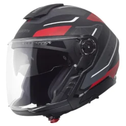 Kask otwarty SCHUBERTH J2 ECE SIGMA RED czarny czerwony