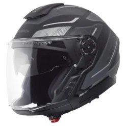 Kask otwarty SCHUBERTH J2 ECE SIGMA GREY czarny szary