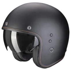 Kask otwarty SCORPION BELFAST EVO SOLID MATT BLACK czarny mat