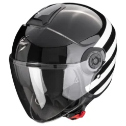 Kask otwarty SCORPION EXO-CITY II BEE BLACK/WHITE czarny biały