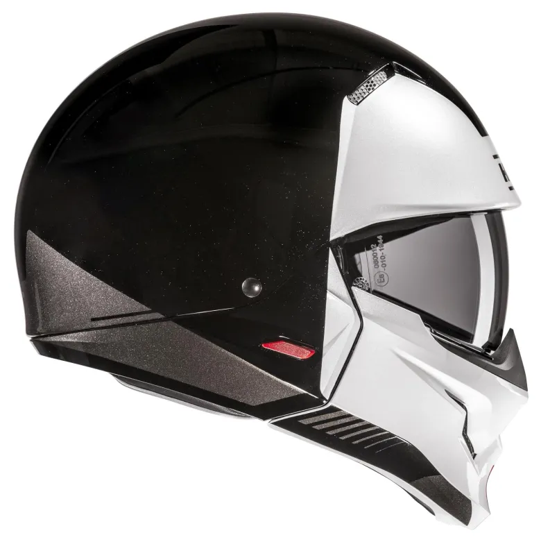 Kask otwarty z wpinaną szczęką HJC I20N VENA BLACK/WHITE czarny biały